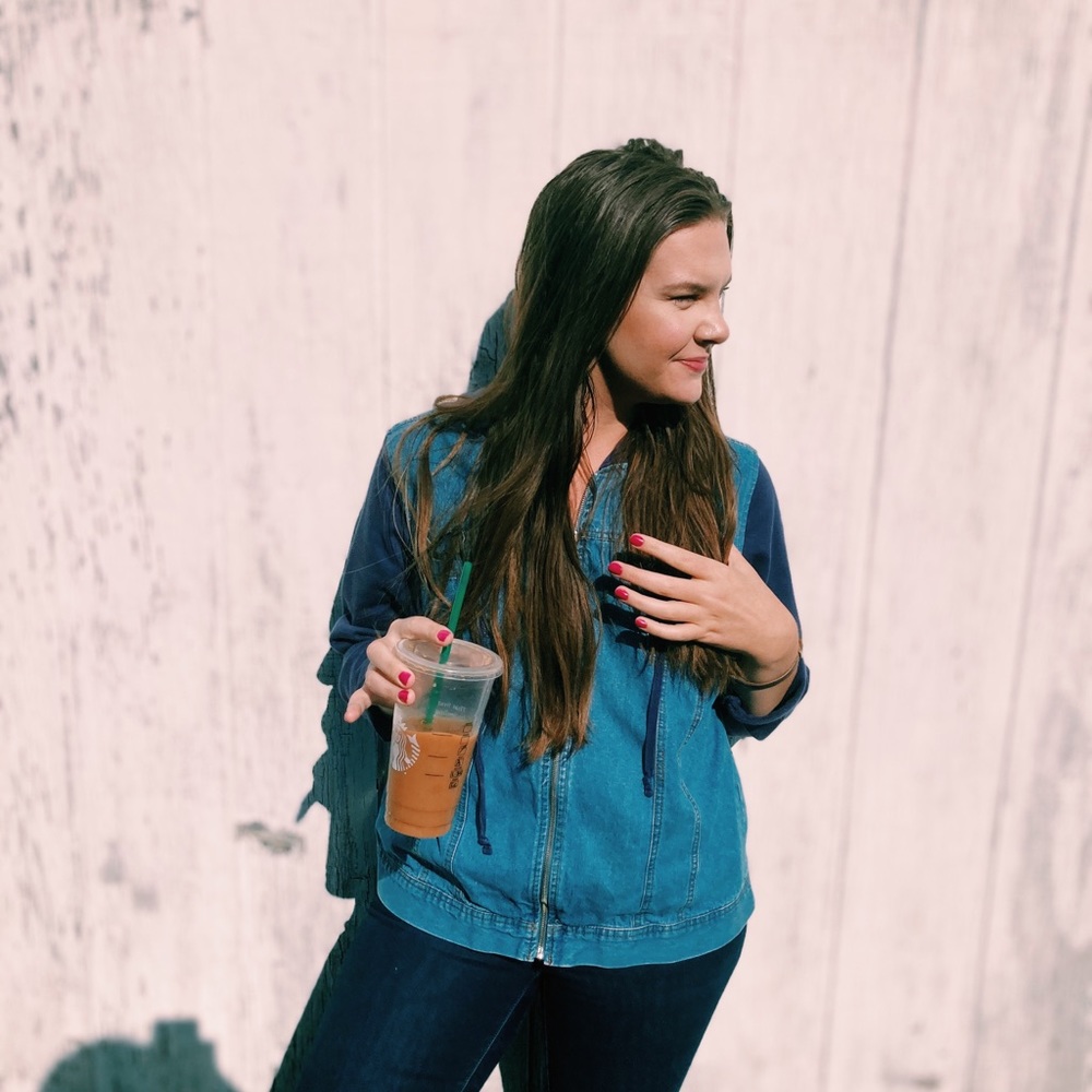 Sport Savvy Vintage Denim Jacket W/ Purple Sleeves - Picture 2 of 9